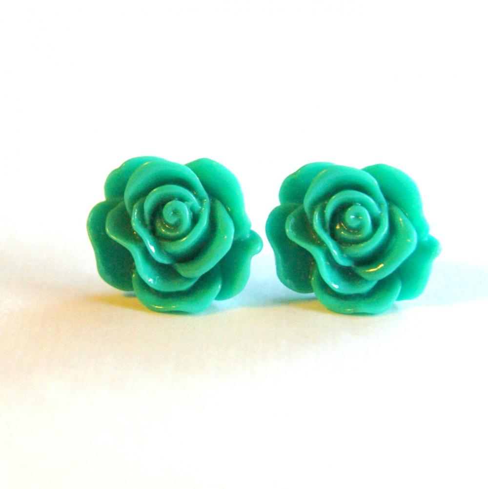 Rose Flower Stud Earring Set on Luulla